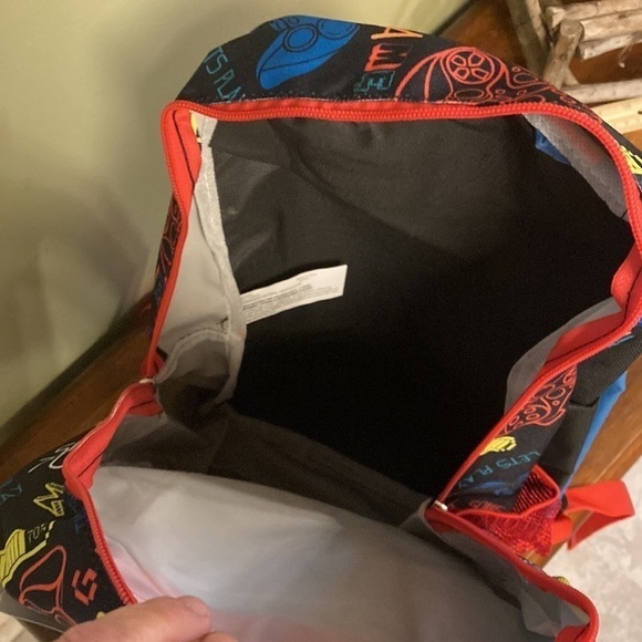 🎒GAMER BACKPACK W/ MATCHING LUNCH BAG. - Picture 9 of 13